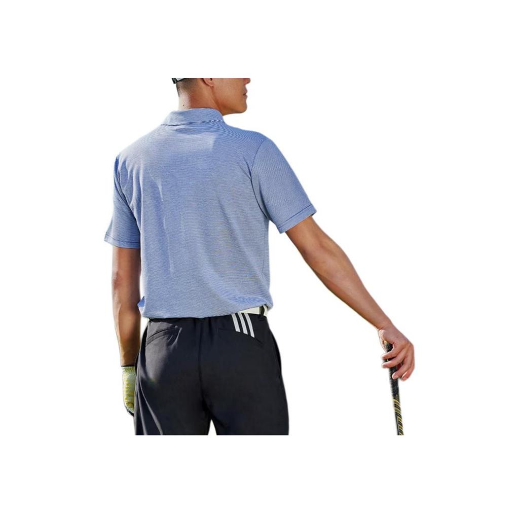 Adidas Рубашка поло в полоску Ottoman, мужская рубашка поло, темно-синяя HR9072
