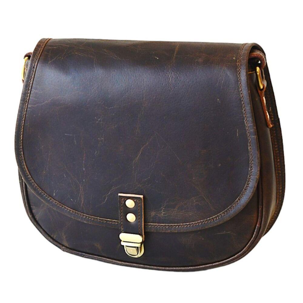 Женская винтажная повседневная кожаная сумка-мессенджер через плечо через плечо, кошелек