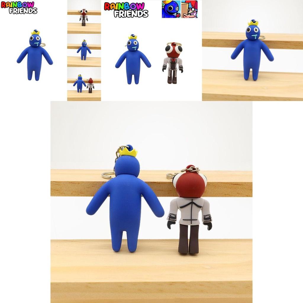 Яркий брелок Roblox Rainbow Friends, подвеска для сумки, игрушка для детей, рождественские подарки