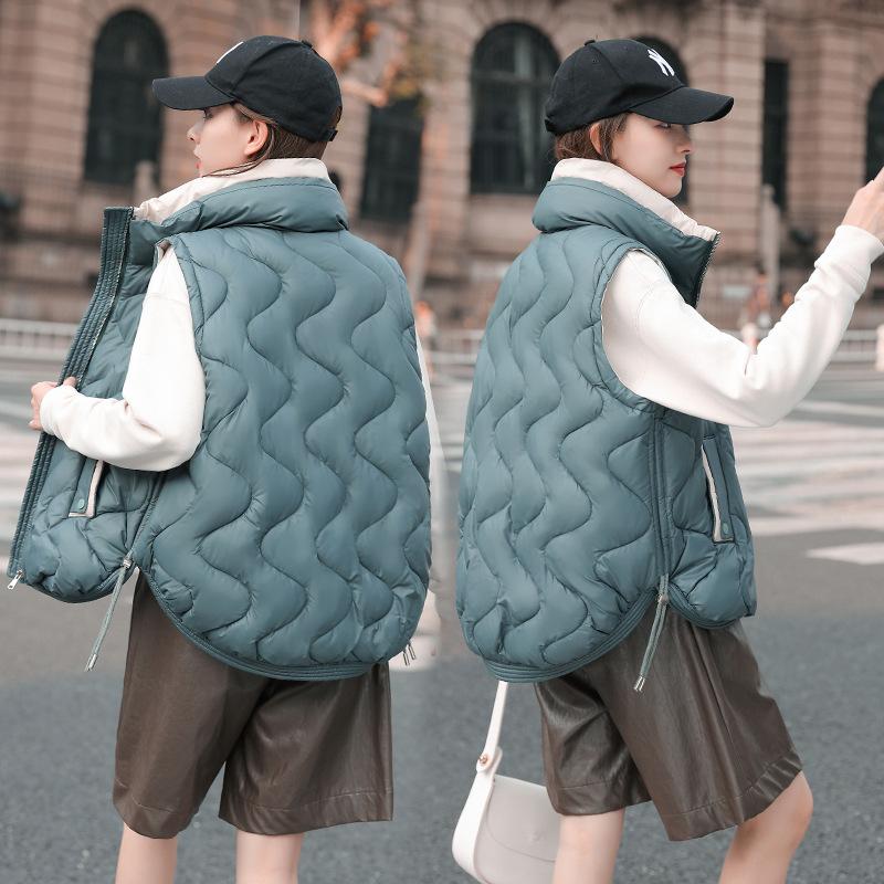 Autumn Winter Vest for Women New Waistcoat Warm Thickened Waistcoat Women Short Loose Slim Jackets Womne's Clothes