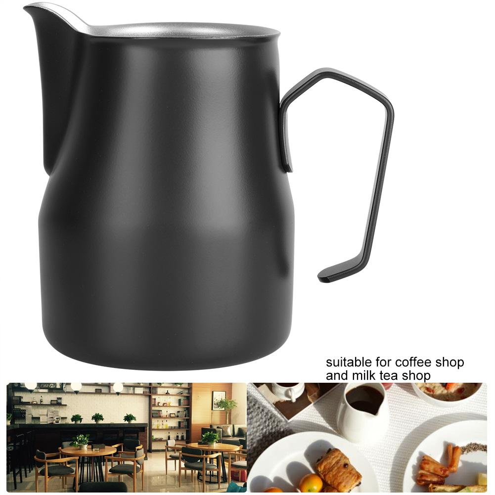 500 мл нержавеющая сталь чашка для вспенивания молока кувшин для кофе латте арт для кофейни (черный)