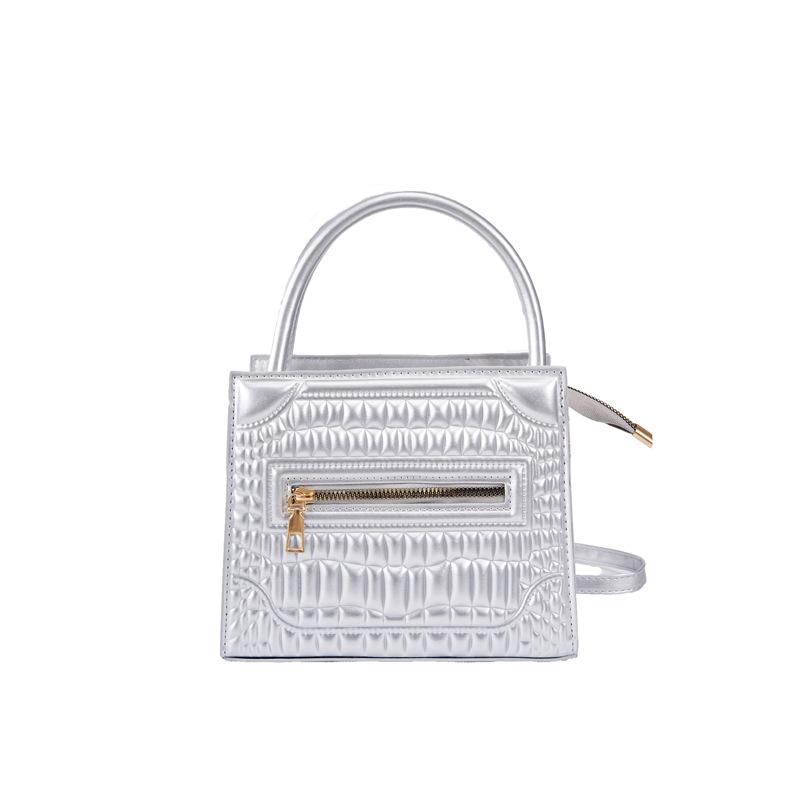 Сумка через плечо Новая дофаминовая однотонная модная однотонная сумочка нишевой текстуры сумка-мессенджер маленькая квадратная сумка