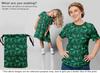 oneOone Ткань Cotton Flex темно-зеленого цвета с текстурой, стеганые принадлежности, принт, швейная ткань по ярдам 40 дюймов