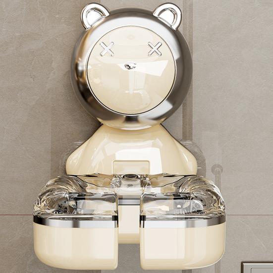 Держатель для фена с прочной присоской, прочная несущая способность, простая установка, органайзер для инструментов для укладки волос, настенное крепление для фена