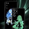 Аниме Genshin Impact Мягкий чехол для Samsung Galaxy S22 S20 FE S21 S10 S9 Plus S8 Note 20 Ultra 10 Lite Чехол для телефона