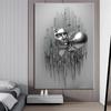 Outstanding Visual Effects Canvas Painting Metal Figure Statue Posters And Prints Wall Art Pictures For Living Room Home Decor