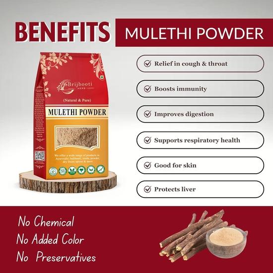 Birju Mahavir Mulethi Yastimadhu Powder, Natural, 400 g