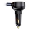 Enjoyment Pro Car Charger with Retractable USBC Cable 60W Black