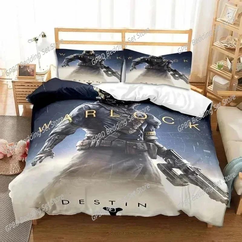 Luxury New 3D Print Game Destiny 3D Duvet Cover Bedding Set Comforter Linen Pillowcases Home Decor Single Double Twin King Queen