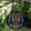 10-дюймовый колокольчик ветра на тему тигра для сада, патио, элегантный уличный декор, подвесное произведение искусства, подарок для друзей, весна, лето, светящийся