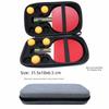 EVA Ping Pong Paddle Case Black Grey Hard Shell Storage Bag  Ping Pong Paddle