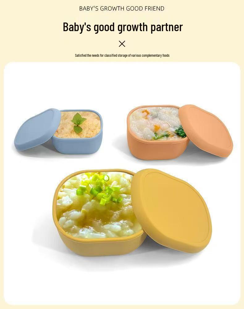 Силиконовая Микроволновая Ланч-Бокс Bento Пищевого Качества - Термостойкий и Сохраняющий Свежесть