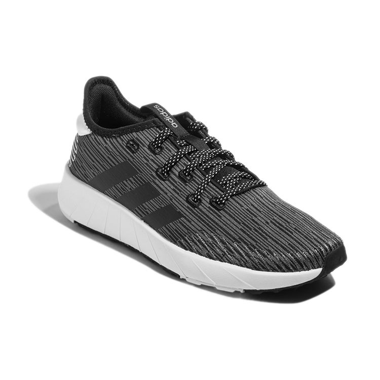 Adidas Neo Questar Comfortable Fabric Shock Absorbing Breathable Durable Non-Slip Low-Top Casual Running Shoes Women Sneaker Gray B96481