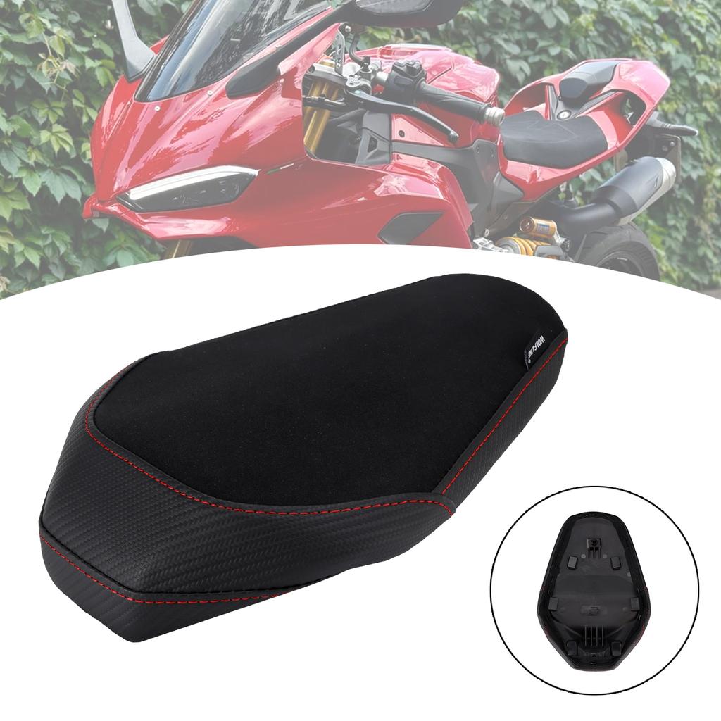 Пассажирская подушка заднего сиденья Плоская ПУ Красная2 Для Du Panigale V2 2025-2026