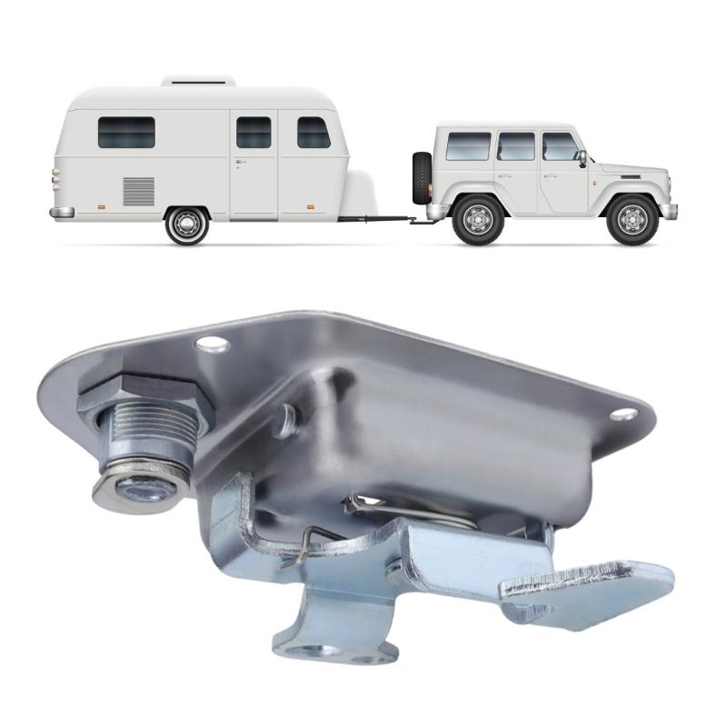 Truck Tool Box Latches Replacement Stainless Steel Toolbox Paddles Lock Handle with Key for Truck, Trailer