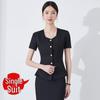 Professional Women's Short Sleeve Suit for Reception & Salon Staff