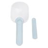 Dog Food Scoop Multifunction Clip Design Long Handle Pet Food Can Spoon for Cats Dogs Pets(White Blue )