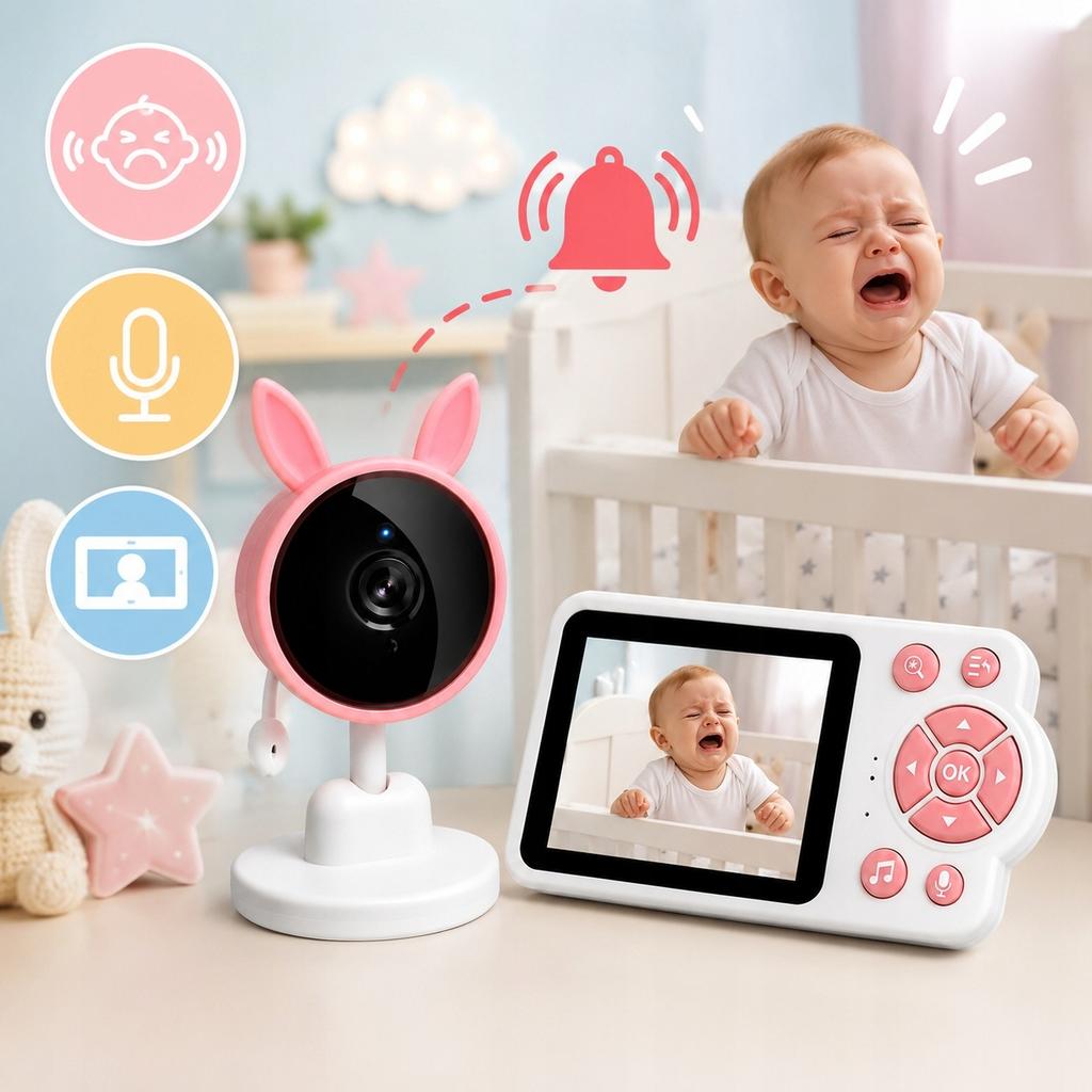 [PACZA] 2.8-inch wireless baby monitor camera N69