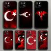 Чехол для телефона с турецким флагом Турции для iPhone Samsung Galaxy Redmi Xiaomi Oppo OnePlus Note SA 7 8 9 10 11 12 13 14 20 21 22 23 53 54 Pro Max Plus Ultra