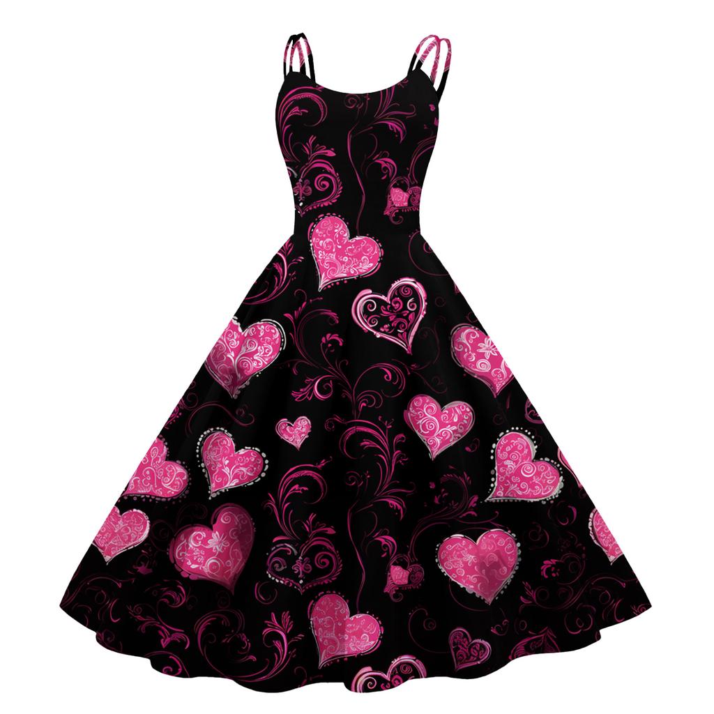 Женское платье с принтом, сексуальное, с открытыми плечами, панк, винтажное