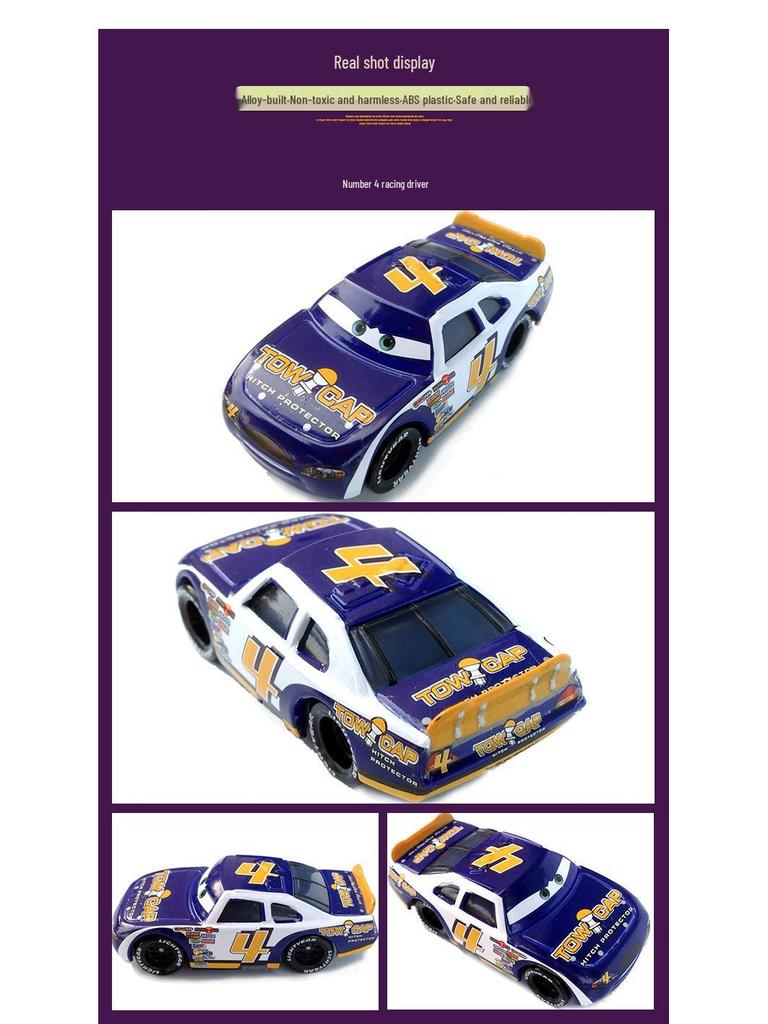 Смешанная партия металлических моделей гоночных автомобилей: Белое яблоко 51, 4, 8, 28, 36