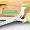 Multifunctional Multi Layers Stainless Steel Knives Kitchen Scissors 5 Blade Herb Scissors Scallion Cutter Kitchen Accessories
