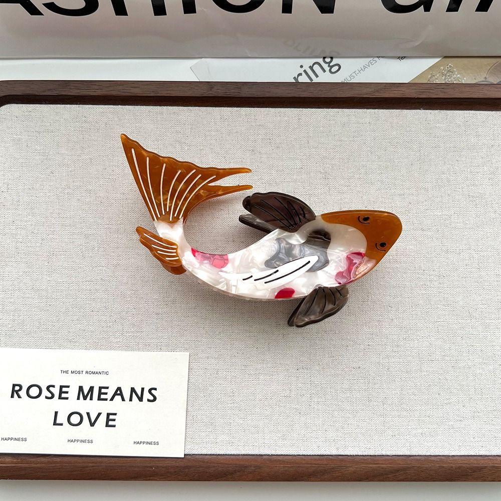 Китовый ацетат животное волос коготь уксусная кислота большая акула заколка креативный морской зверь заколка для волос девушка