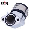 Glixal Высокопроизводительный гоночный впускной коллектор GY6 125cc 150cc для 4-тактного двигателя 152QMI 157QMJ Скутера Мопеда Квадроцикла Багги