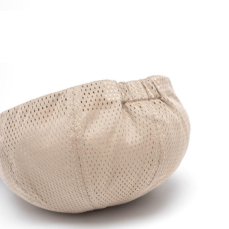 Летняя тонкая дышащая сетчатая кепка мужская ажурная кепка защита от солнца на открытом воздухе британский берет восьмиугольная кепка