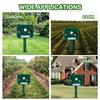 Waterproof Cat Dog Repellant Solar Garden Repellers New Animal Repeller  Deterrent Mouse Cat