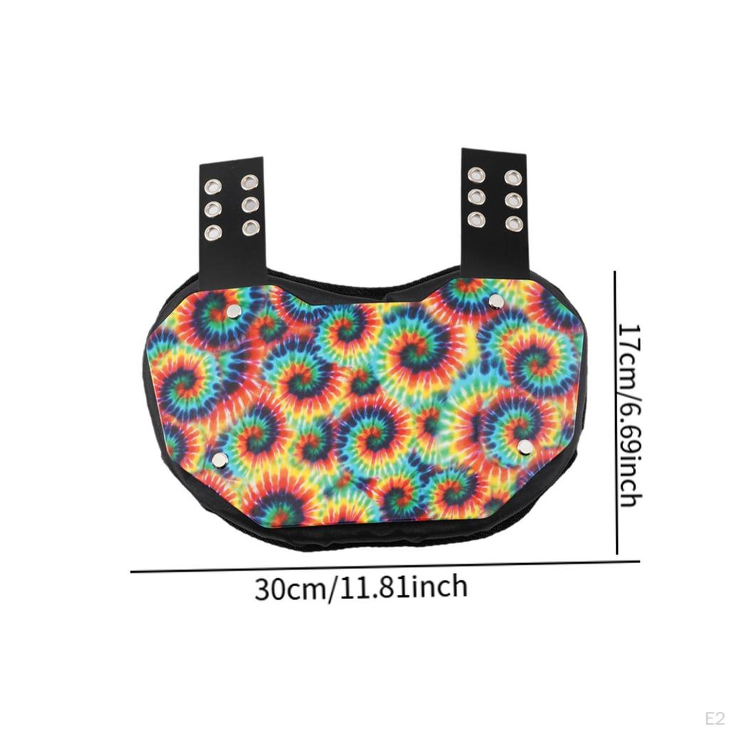 Спортивная защита спины, футбольная экипировка, разноцветные профессиональные регбийные накладки, защита спины для