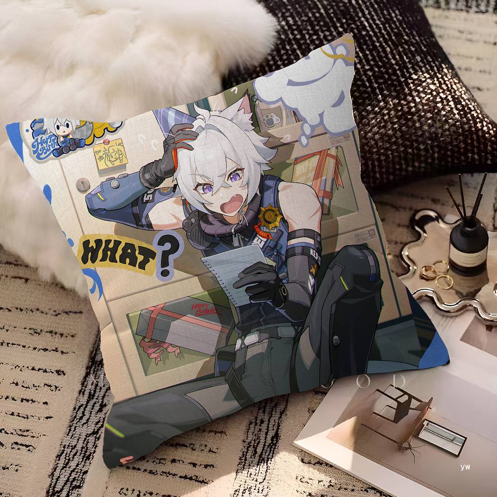 Популярная игра Z-Zenless Z-Zone Z-Zero Наволочки Домашнее постельное белье Декоративная наволочка Свадебная Супермягкая наволочка