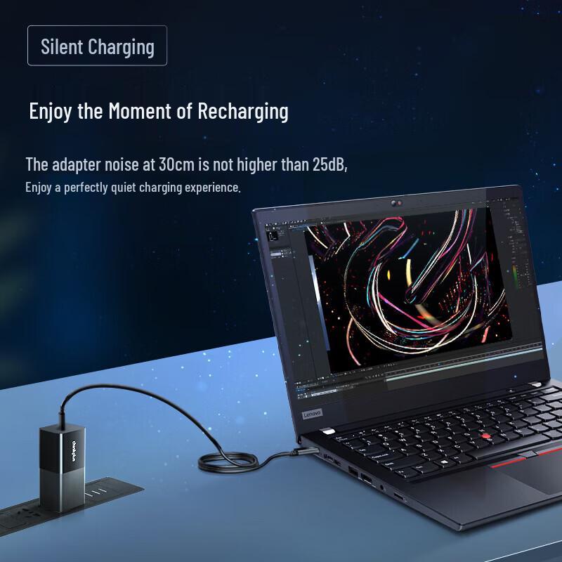 Lenovo Портативное зарядное устройство Thinkplus 65 Вт GaN USB-C
