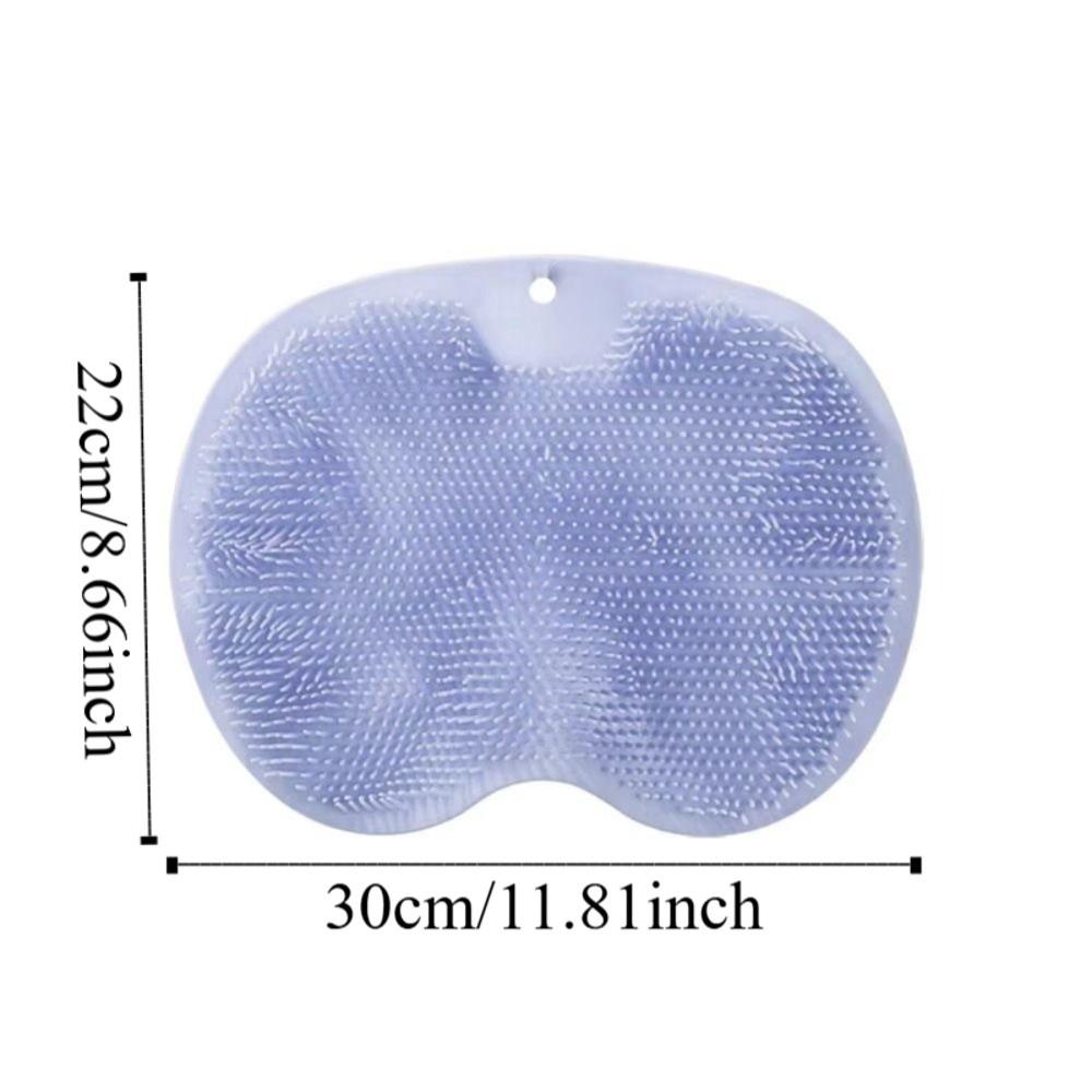 Многоразовый очиститель для ног для душа Присоска Скребок для спины Многофункциональный массажный коврик для ног Для ванны