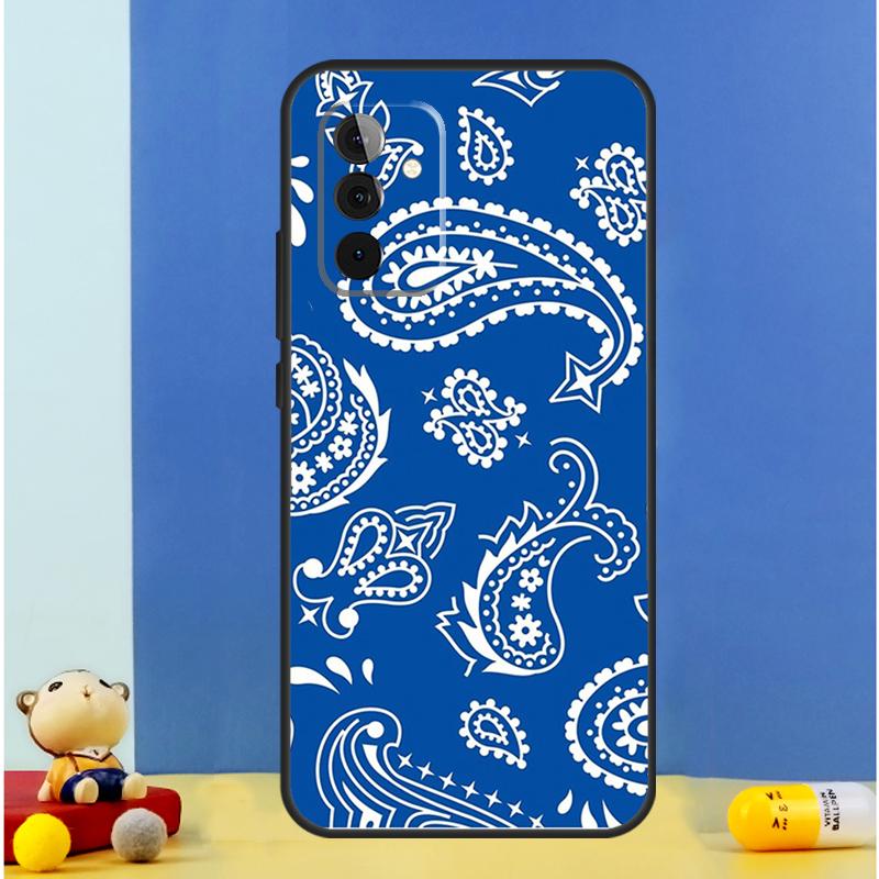 Синий Чехол-Бандана Для Samsung Galaxy A06 A56 A16 A36 A55 A35 A33 A53 A13 A23 A17 A54 A34 A14 A52 A32 A15