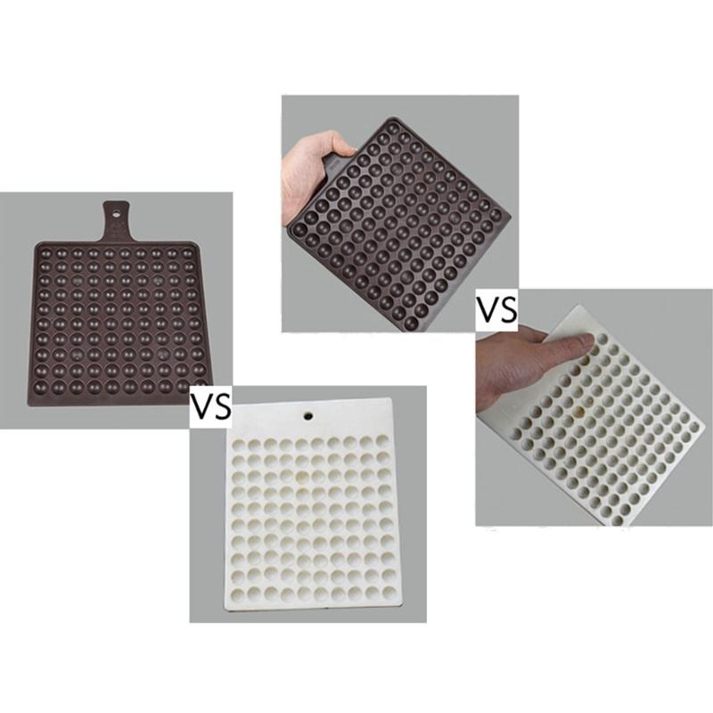 Поднос для подсчета бусин для DIY поделок, пластиковый органайзер для бусин, доска для раскладки бусин с ручкой, ювелирные принадлежности