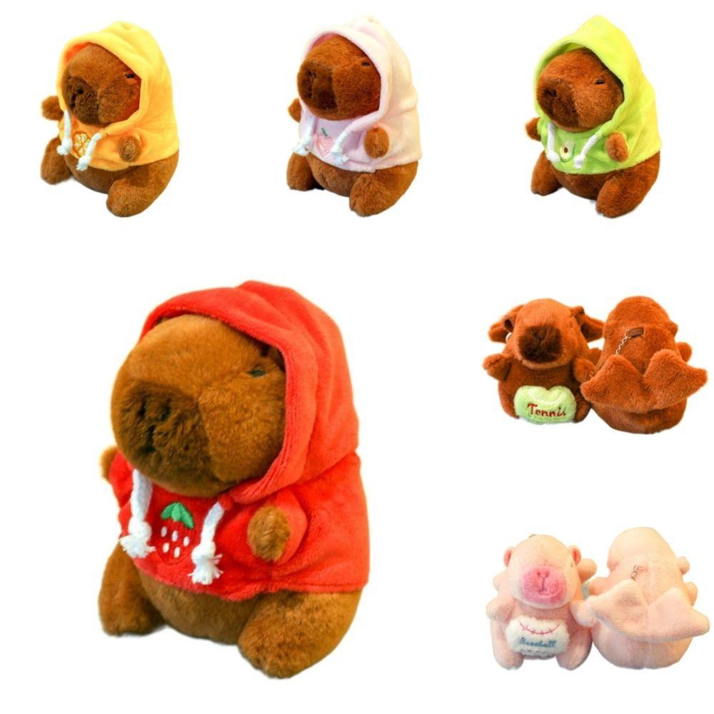 Capybara Plush Toy with Wings Anime Fluffty Toy Cute Simulation Doll  for Child Gift