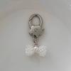 Модный жемчужный бант цветок брелок подвеска милые подвесные украшения брелок шарм для кошелька сумки рюкзака