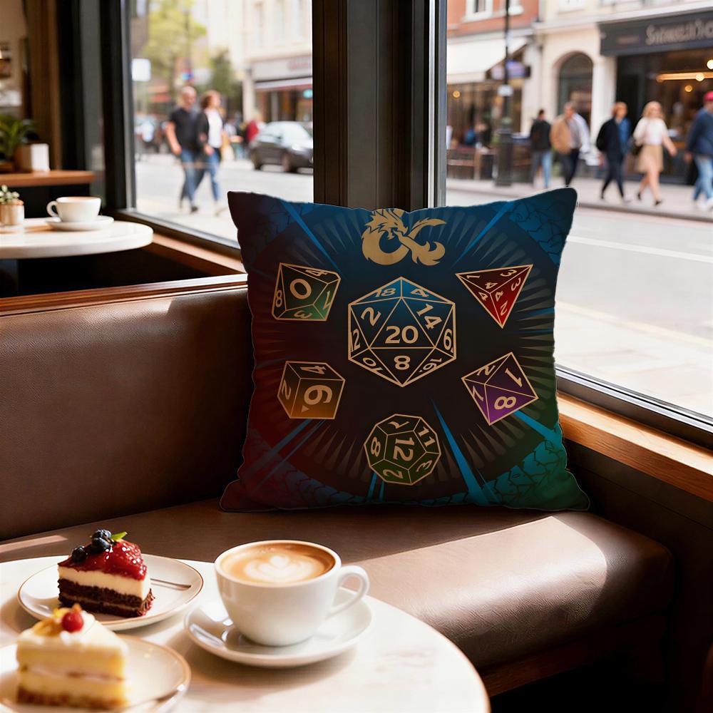 Game Dungeons Dragons Cushion Cover Decorative Cushions Covers Cover Sofa x Pillow Piece x x Pillowcase