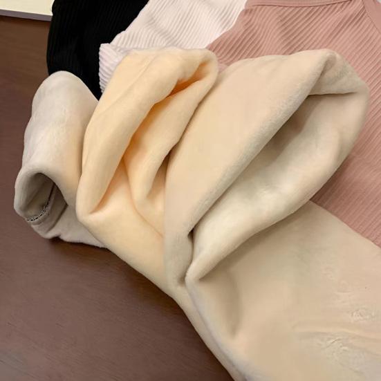 Women Sleeveless Thermal Tank Top Spaghetti Strap Fleece Lined Underwear Top Warm Camisole Base Layer