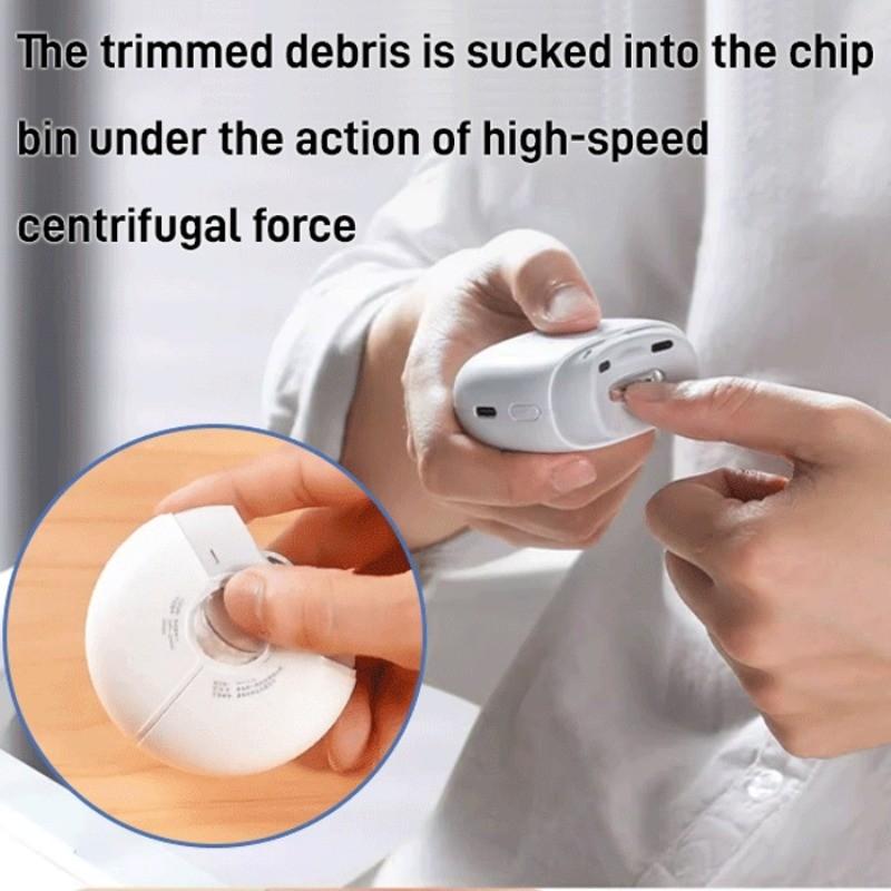 Automatic Nail Trimmer Intelligent Electric Nail Clipper Rechargeable Safety Fingernail Trimming Tool