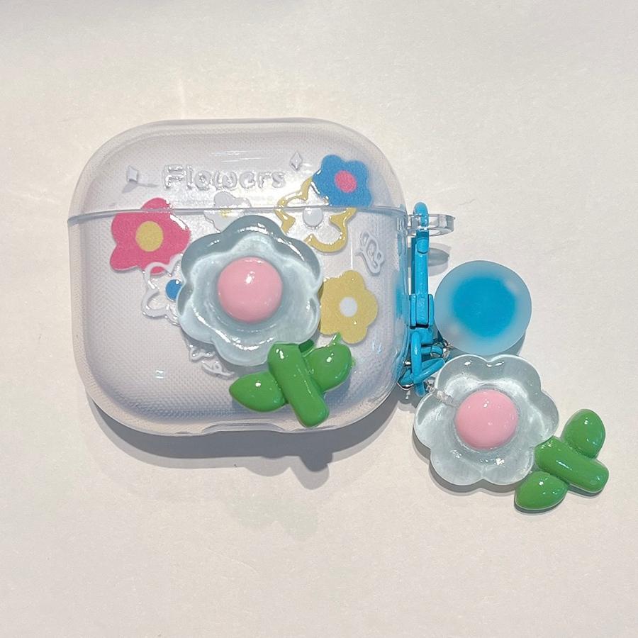 Беспроводные Bluetooth-наушники, красочный градиентный чехол с подвеской для AirPods 4, 3, 2, 1, AirPods Pro 2, защитный чехол для наушников AirPods Pro