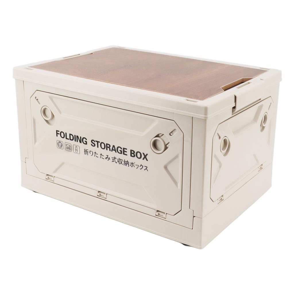 Collapsible Camping Storage Box Pulley Design Waterproof 5 Sides Opening Camping Folding Storage Bins for Car Outdoor