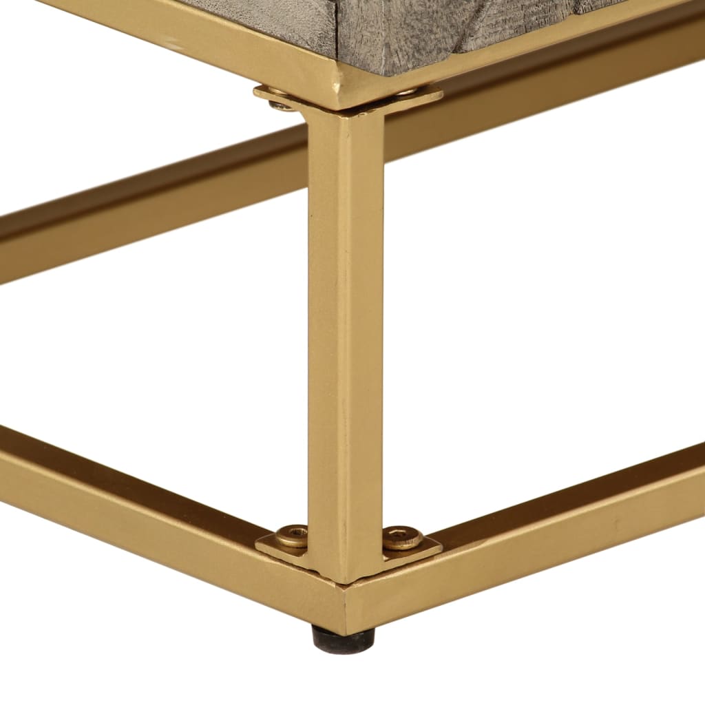 Dresser 55 x 30 x 76 cm Solid Mango Wood and Iron