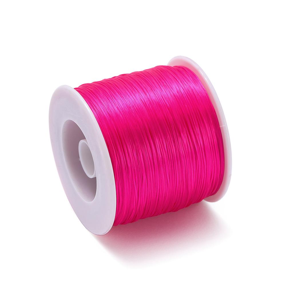 0,8 мм Корейская импортная эластичная леска, плоская шелковая эластичная леска ТПУ, эластичная леска для бисера, сделай сам, браслет, ожерелье, бусины