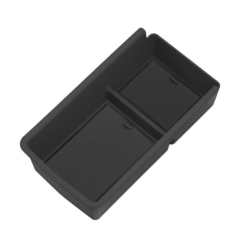 Car Armrest Storage Box for ORA 5 2026 Center Console Stowing Tidying Car Accessories Interior Black