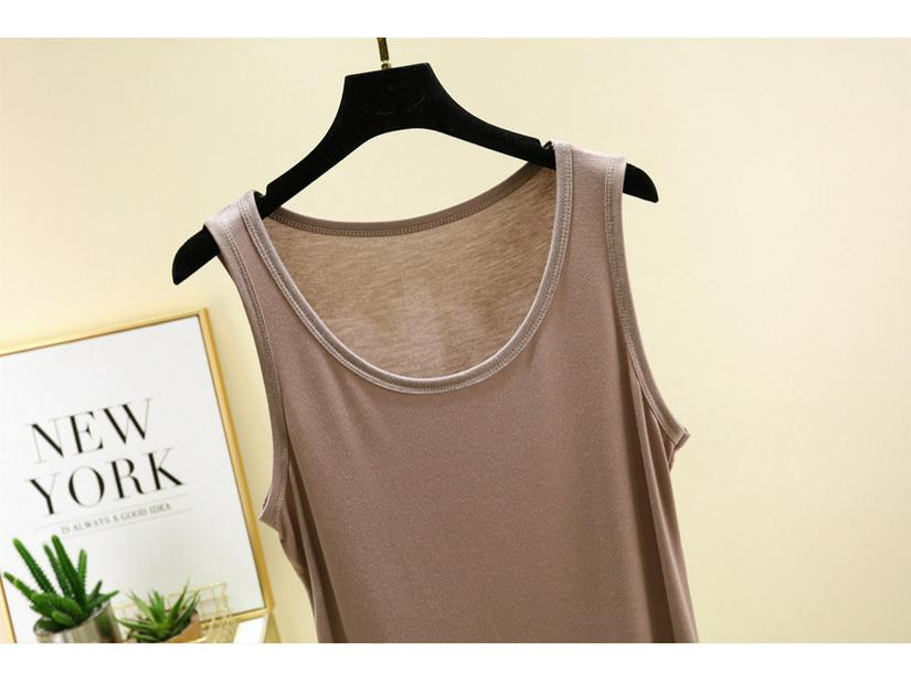 Women's Summer Thin Modal U-neck Slimming Tank Top