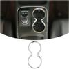 Chrome Front Center Console Shifter Cup Holder Cover for Durango &Grand cherokee