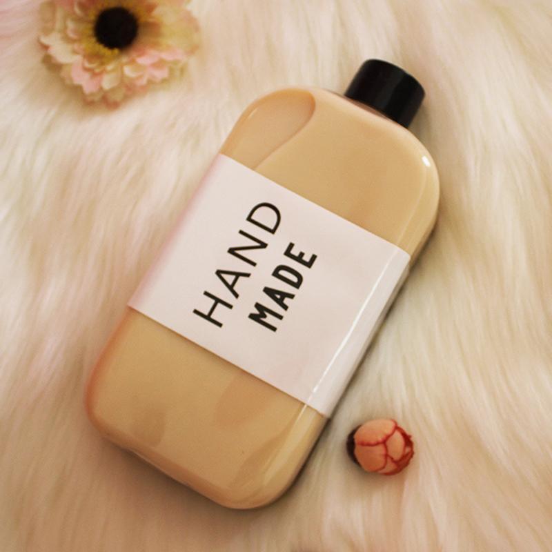 Бутылка для напитков 400 мл, квадратная бутылка для напитков, молока, чая, сока, холодного напитка