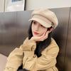 Hat Female Autumn and Winter Retro Octagonal Hat Fashion Versatile Painter Newsboy Hat Internet Celebrity Fashion Cap